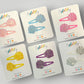 Shimmering Seashell Snap Clips