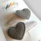 PATTY Textured Hearts Hair Clips