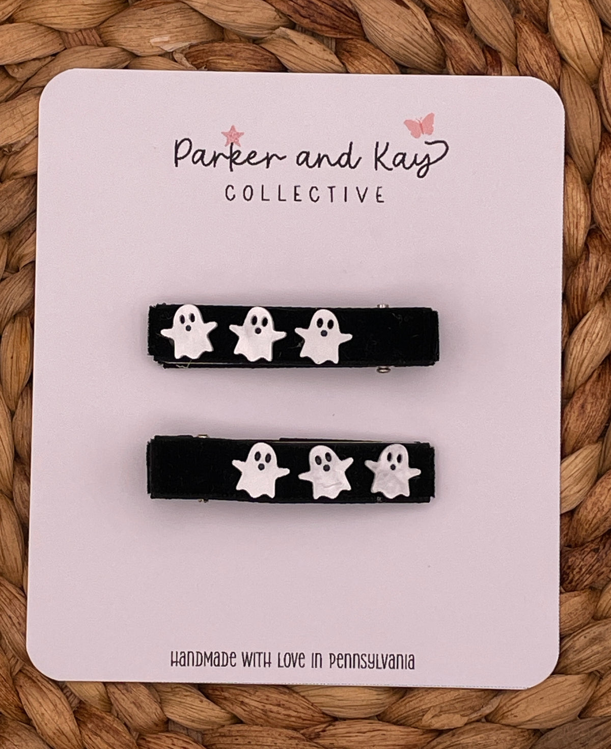Velvet Boo Clips | Midnight Boo