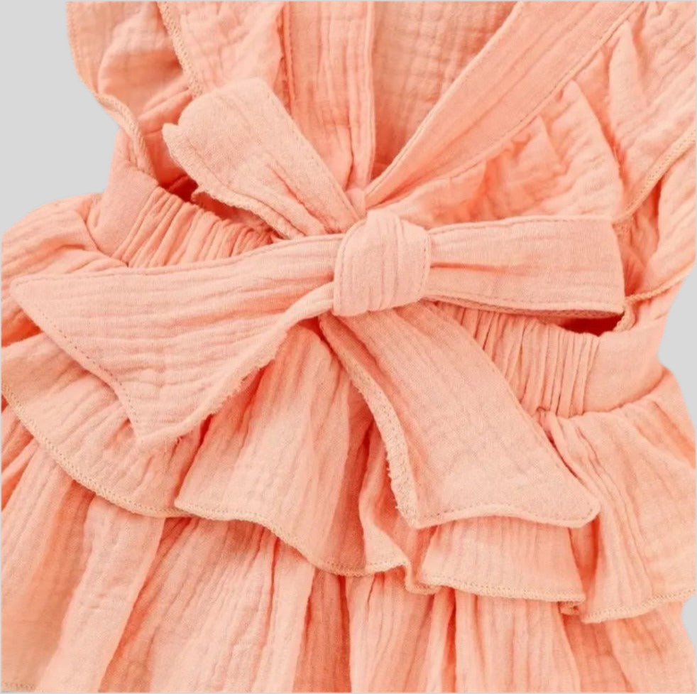 Muslin Ruffled Romper