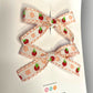 Strawberry Pigtail Bows
