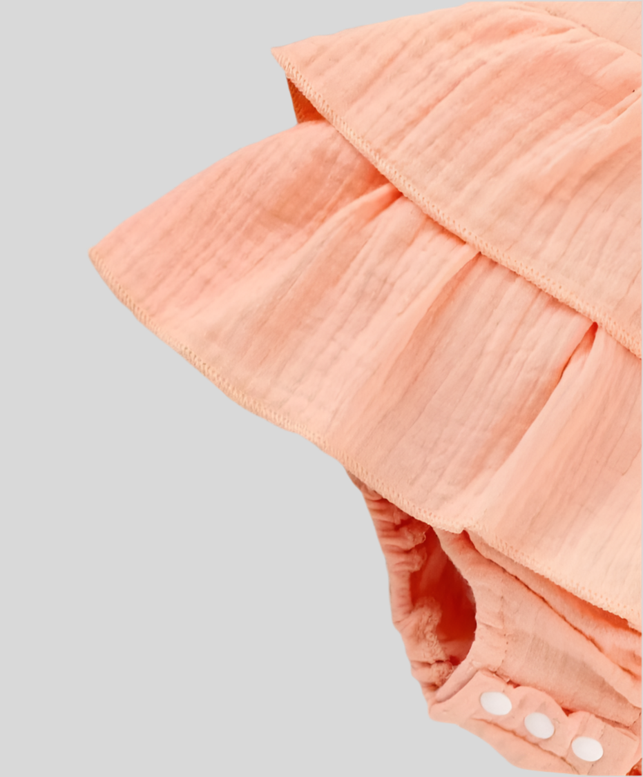 Muslin Ruffled Romper