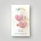 Unicorn Heart Hair Clips