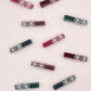 Velvet Snowflakes Clips