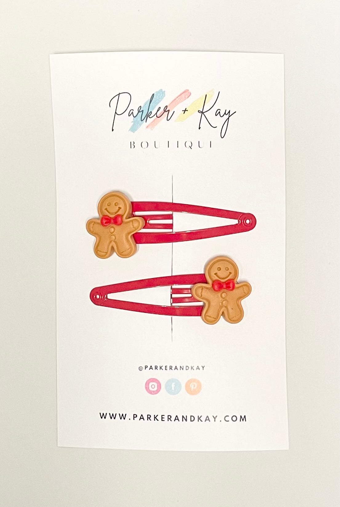 GINGERBREAD FRIENDS Hair Clips