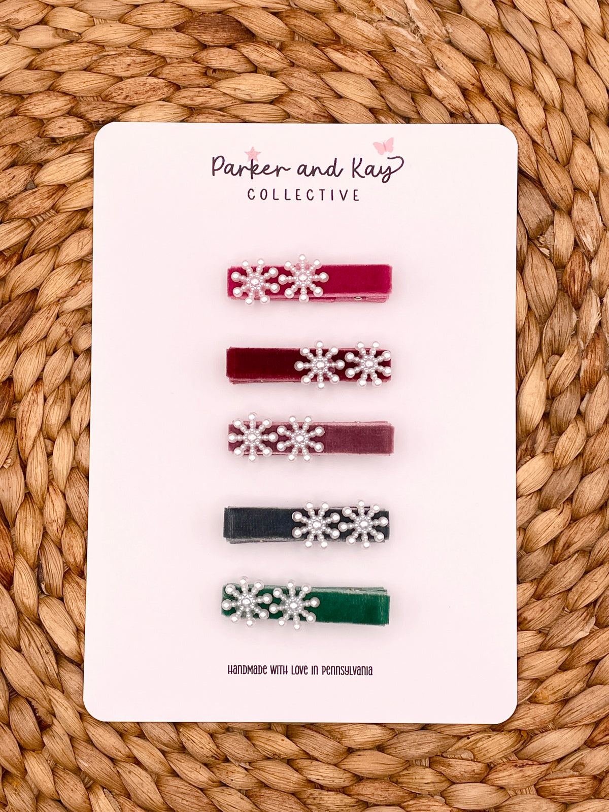 Velvet Variety Set | Winter Jewel Snowflakes