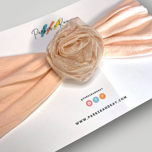Shimmering Rose Headband