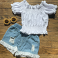 LINDSEY Off-Shoulder Top & Shorts Set
