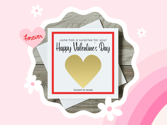 Valentine Surprise Scratch-off Card