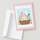 HOPPY EASTER Greeting Card