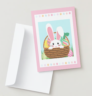 HOPPY EASTER Greeting Card