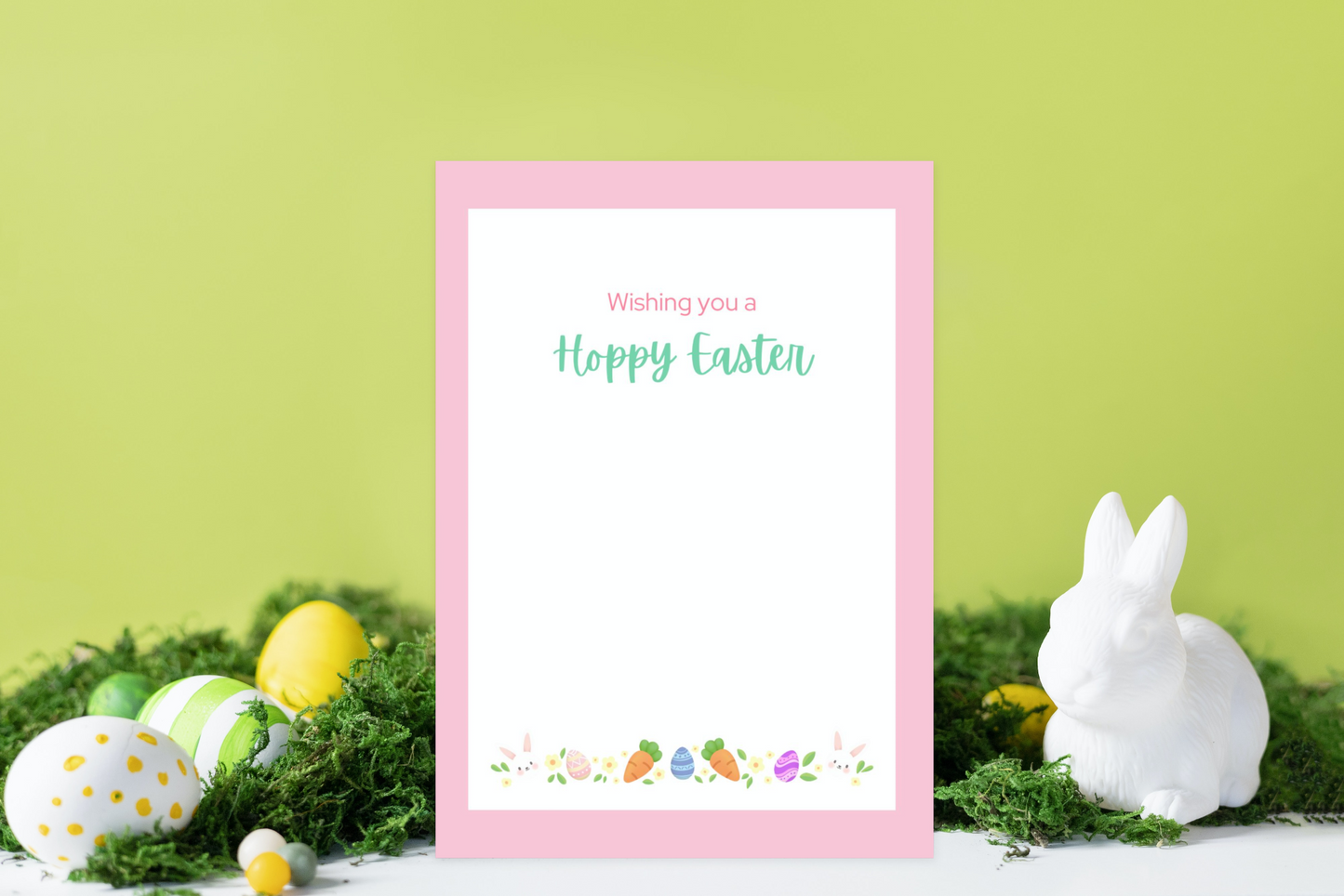 HOPPY EASTER Greeting Card