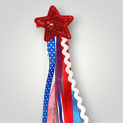 Star Spangled Strands Hair Clips