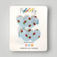 Strawberry Heart Hair Clips