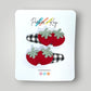 Soft Strawberries Hair Clips