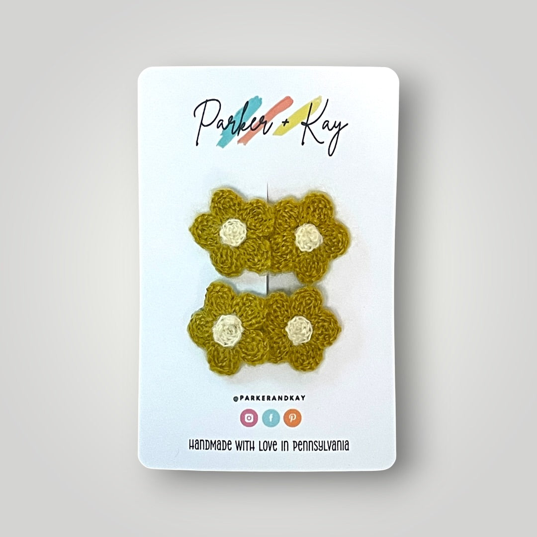 Petite Cashmere Bloom Clips