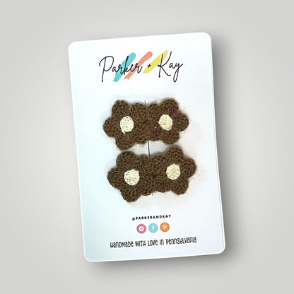 Petite Cashmere Bloom Clips