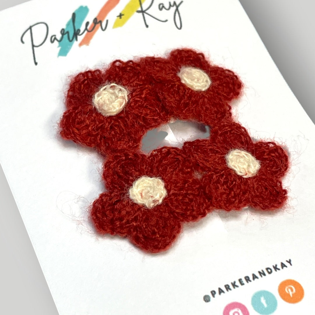 Petite Cashmere Bloom Clips