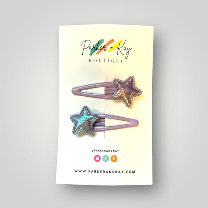 MARIE Shiny Stars Hair Clips