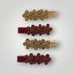 Velvet Posy Clips