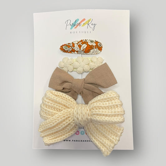 Fall Hair Accessory Set for Girls