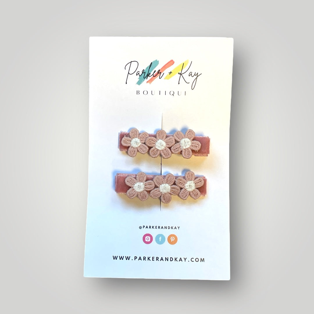 TILLY Little Flower Hair Clips