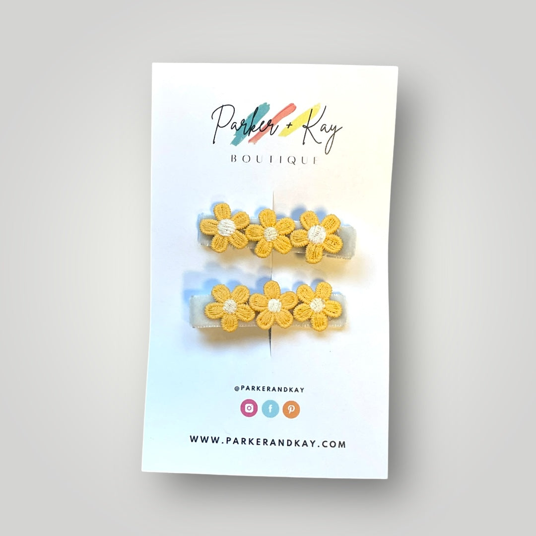 TILLY Little Flower Hair Clips