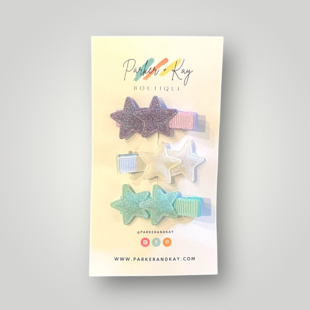 SAMMY Sugar-Coated Stars Hair Clips