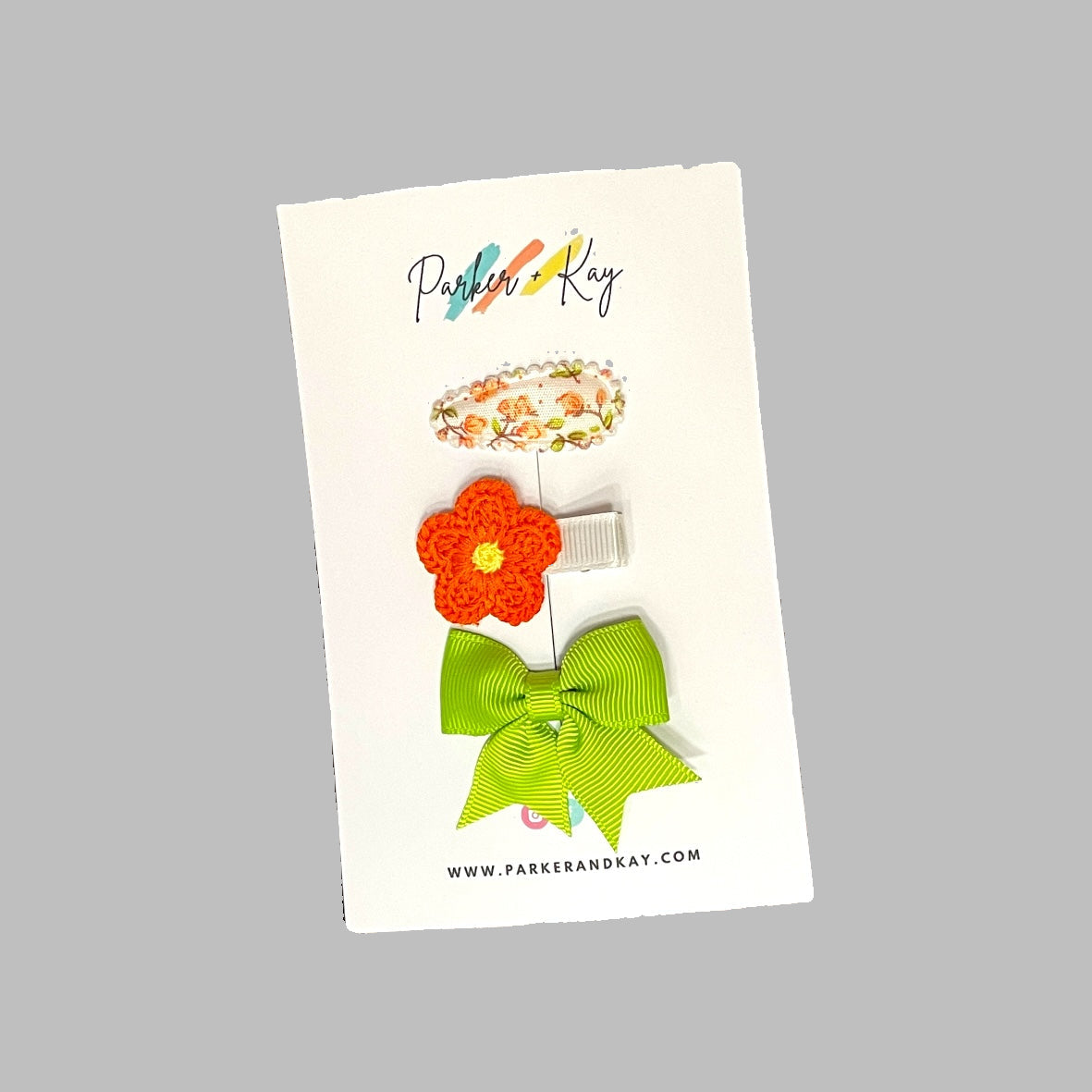 Baby 3-Piece Hair Clips Variety Set