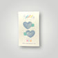 Sparkling Heart Hair Clips