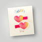 Ombre Heart Hair Clips