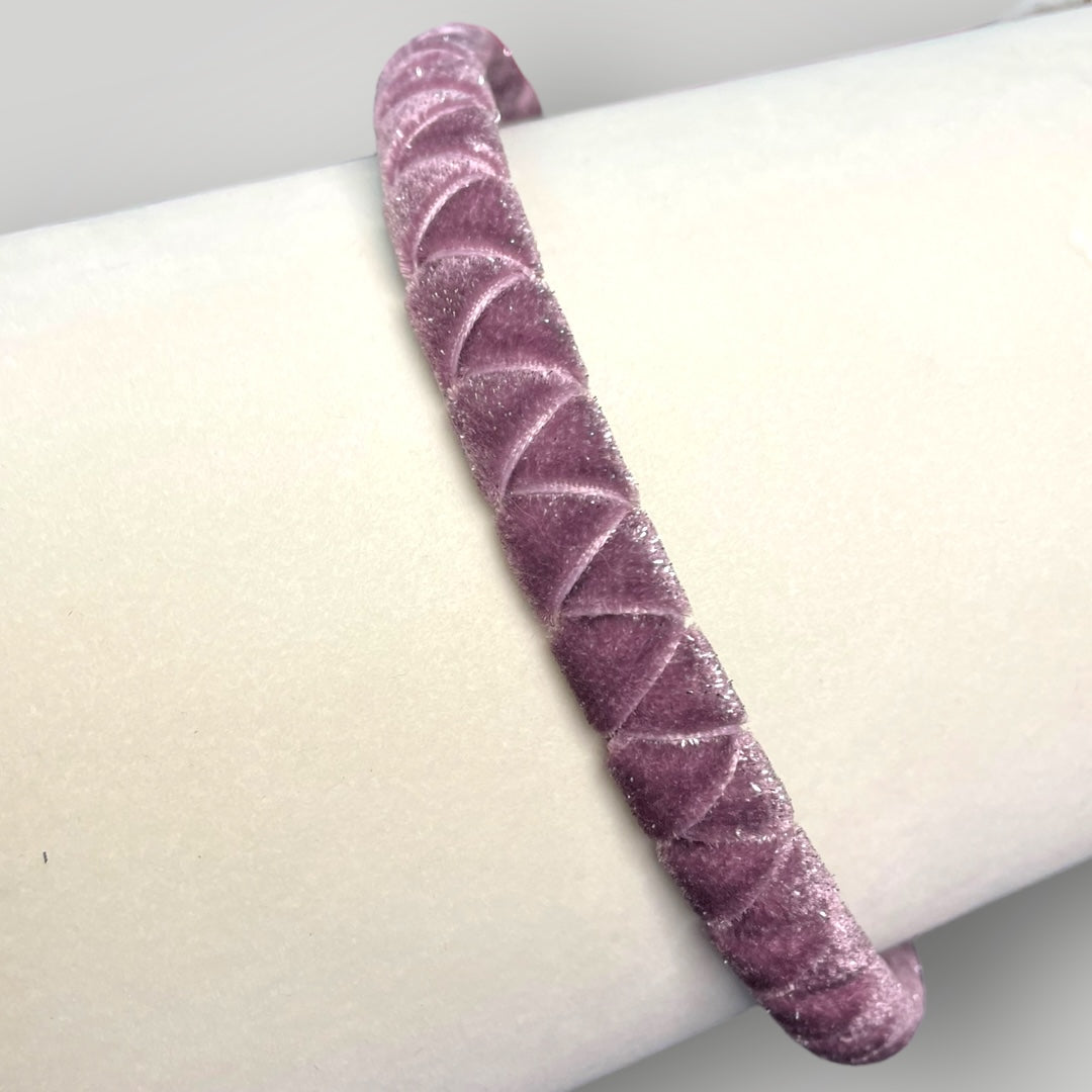 Shimmering Velvet Woven Headband