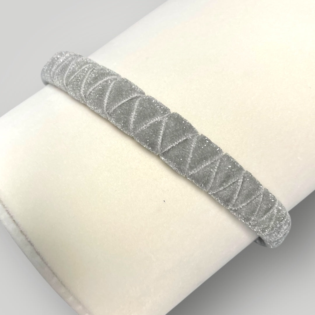 Shimmering Velvet Woven Headband