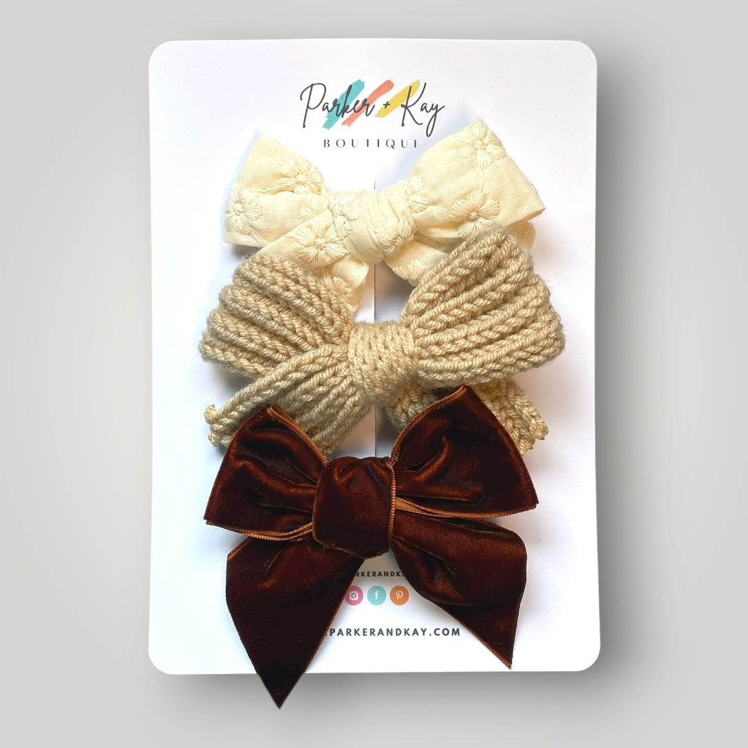 Hair Bow Trio