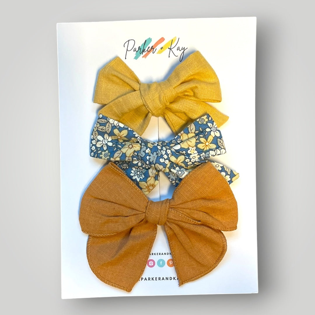Hair Bow Trio