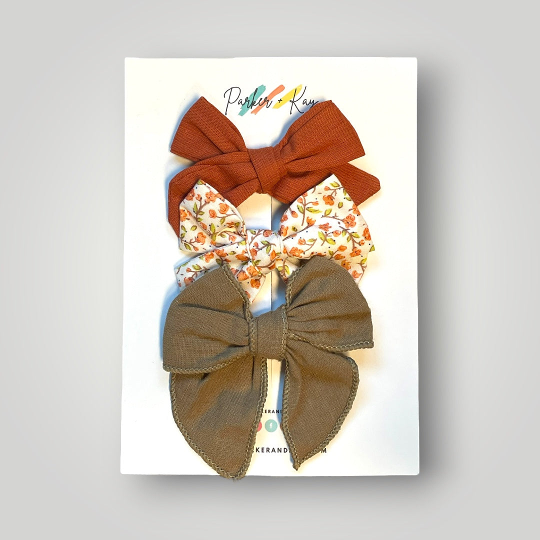 Hair Bow Trio