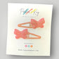 Shimmering Butterfly Hair Clips