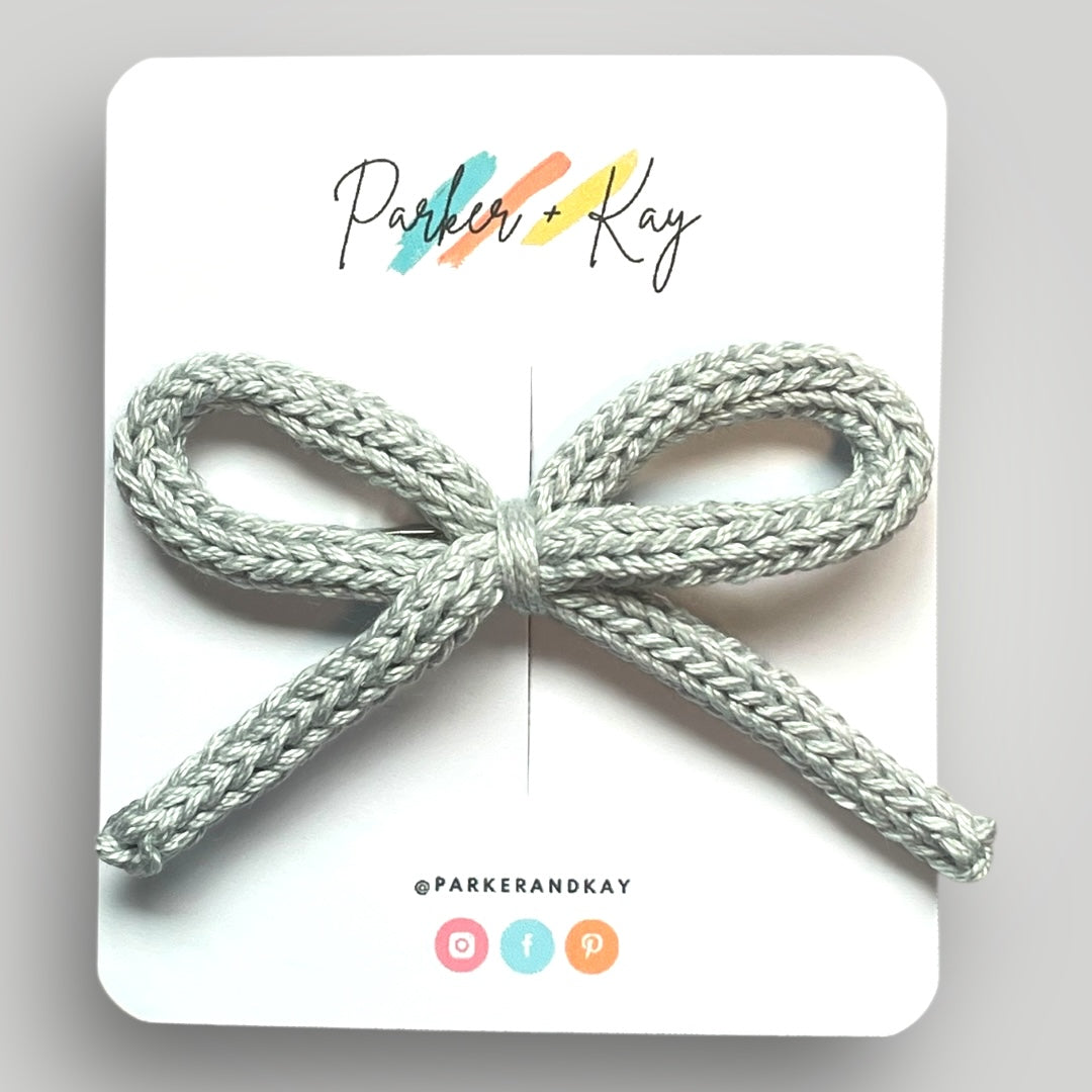 Hand Knit Bows