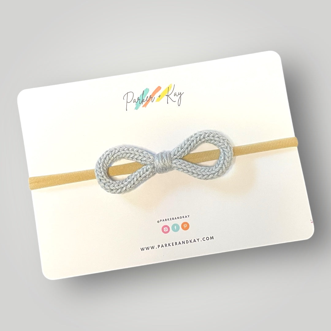 Infinity Knit Bow Headband