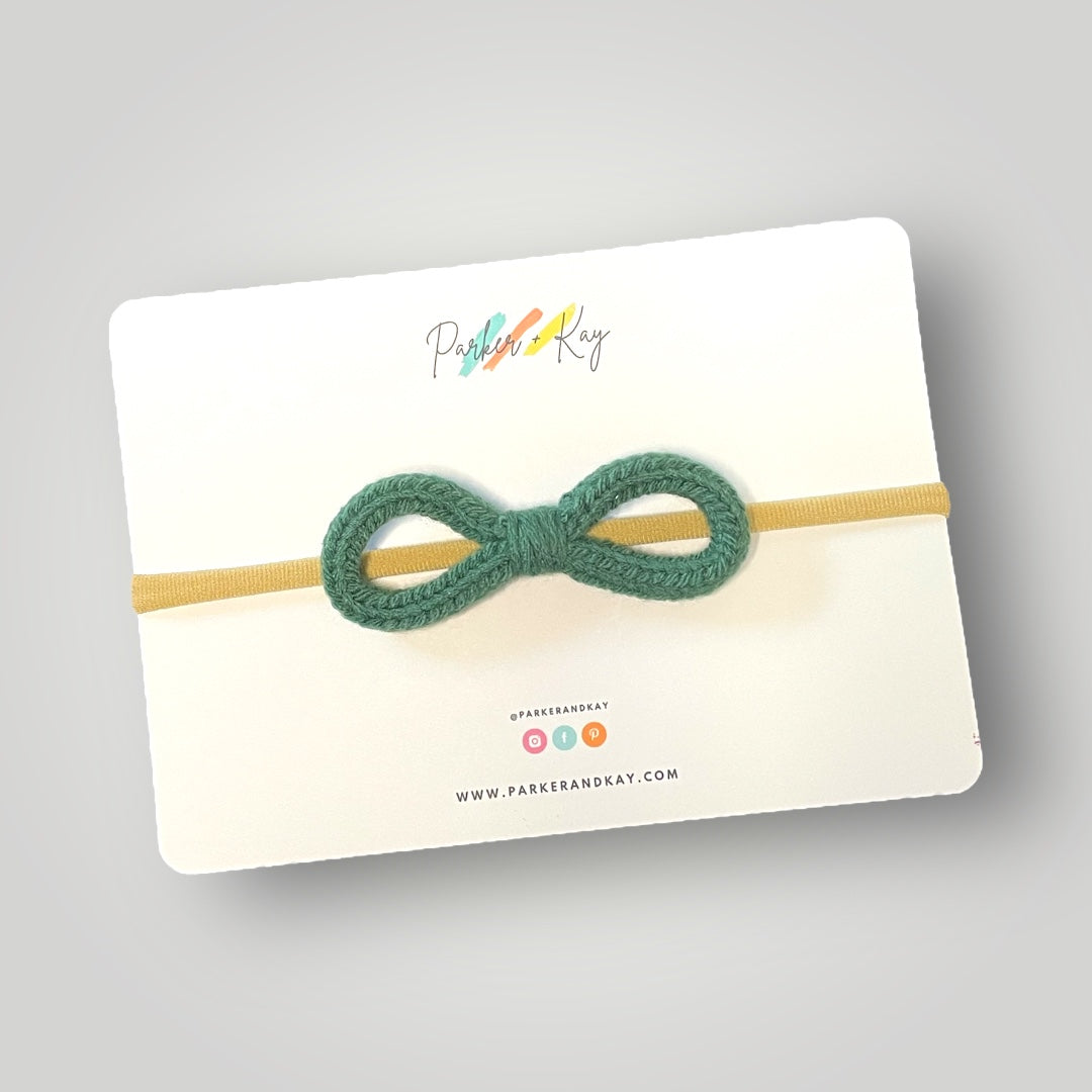 Infinity Knit Bow Headband