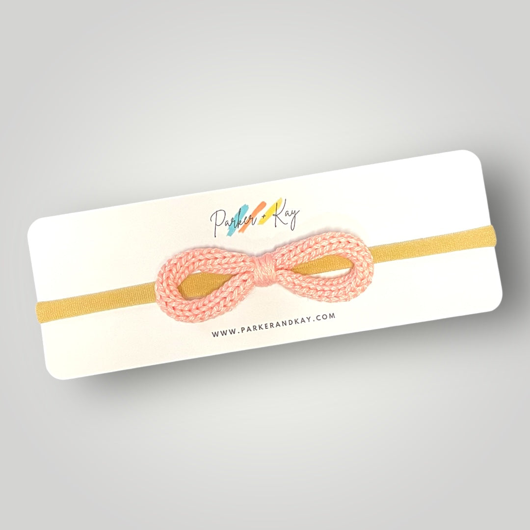 Infinity Knit Bow Headband