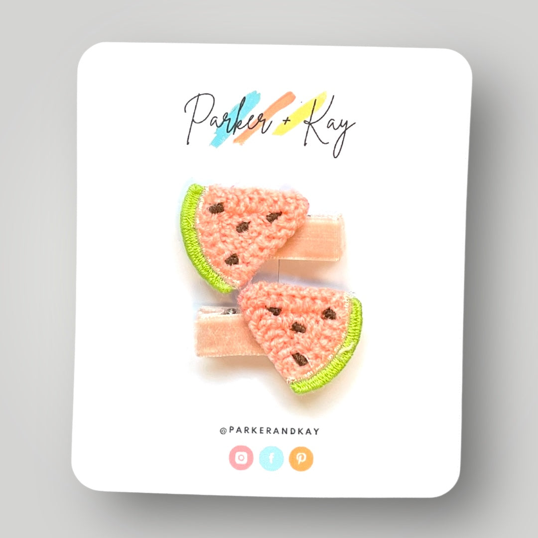 Fruity Fun Hair Clips