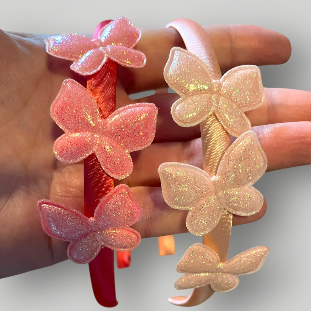 Shimmering Butterflies Headband