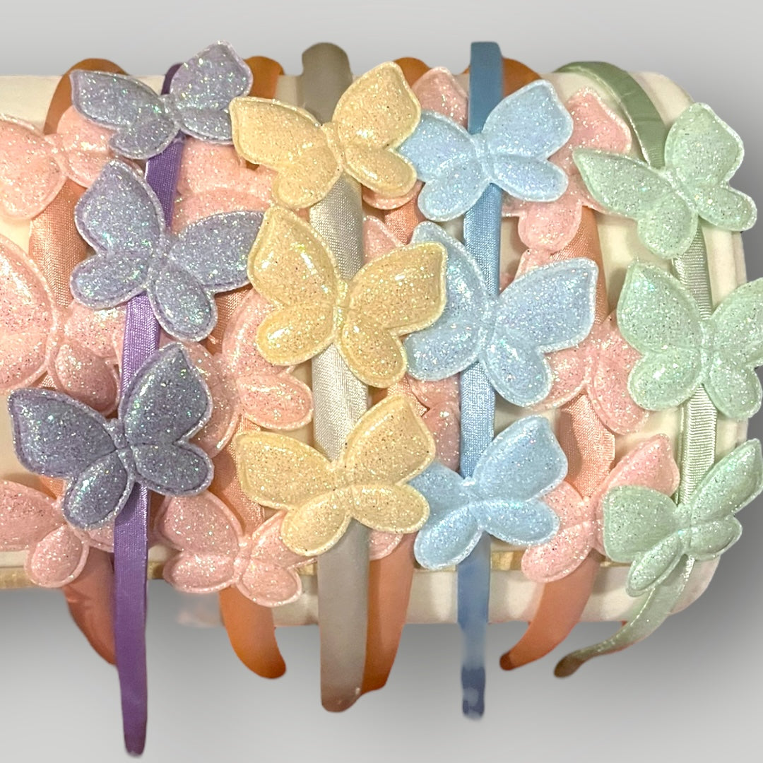 Shimmering Butterflies Headband