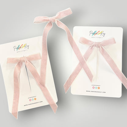 Fairy Princess Long Tail Hair Bow