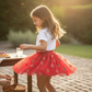 Strawberries Tutu Skirt