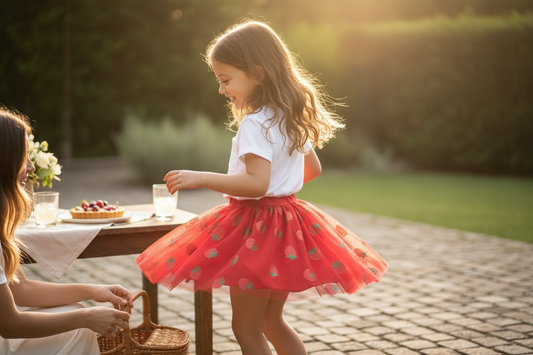 Strawberries Tutu Skirt