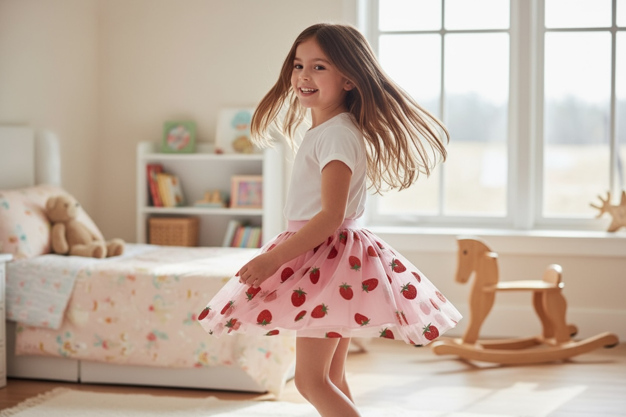 Strawberries Tutu Skirt
