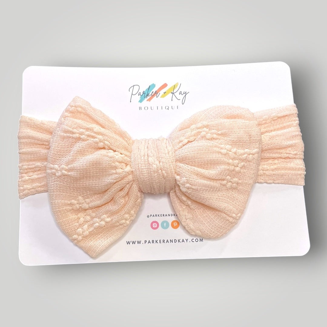 Textured Nylon Wrap Headband