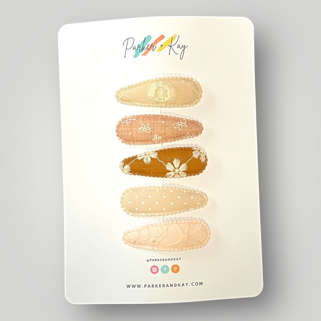 Fabric Snap Clips Variety Set